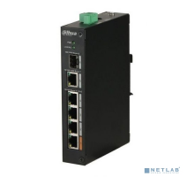 Коммутаторы DAHUA DH-PFS3106-4ET-60 4-портовый неуправляемый коммутатор с РОЕ, уличное исполнение
