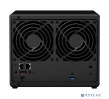 Дисковый массив Synology DS920+ Сетевое хранилище C2GhzCPU/4Gb(upto8)/RAID0,1,10,5,6/up to 4hot plug HDDs SATA(3,5' or 2,5')(up to 9 with DX517)/2xUSB3.0/2GigEth/iSCSI/2xIPcam(up to 40)/1xPS/3YW