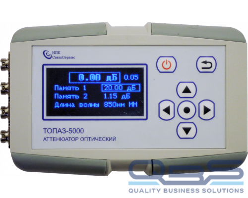 ТОПАЗ-5000-3 - аттенюатор оптический (SM 1310/1550 нм / MM 850/1300 нм) купить QBS.ru