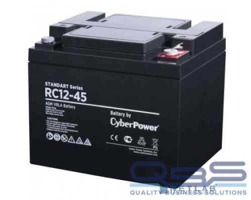 батареи/комплектующие к ИБП CyberPower Аккумулятор RC 12-45 12V/50Ah купить QBS.ru