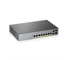  Гибридный Smart L2 коммутатор PoE+ для IP-видеокамер Zyxel NebulaFlex Pro GS1350-12HP, rack 19