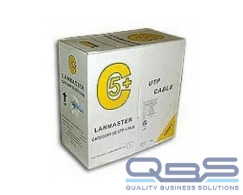 Кабель LANMASTER UTP, 4 пары, кат. 5Е,  350Mhz, LSZH, синий, 305 м купить QBS.ru