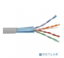 Кабели, Патч-корды ITK LC1-C6A04-121 Кабель связи витая пара U/UTP, кат.6A 4 x 2 x 23AWG solid, LSZH, 305м, серый
