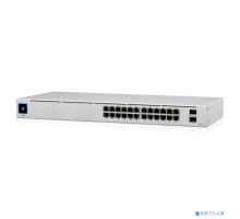 Сетевое оборудование Коммутатор Ubiquiti UniFi USW-24-POE 2SFP+ 95W управляемый