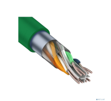 Кабель Rexant (01-0172) Кабель F/UTP, CAT 6, нг(А)-HFLTx 4х2х0,575 мм, 23AWG, внутренний, зеленый Rexant