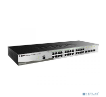 Сетевое оборудование D-Link DGS-1210-28/ME/P/B2A Управляемый L2 коммутатор, 24x1000Base-T, 4x1000Base-X SFP, ИБП(с функцией ИБП при подключении внешнего аккумулятора DC 12 В)