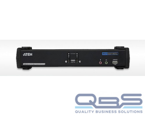 Переключатель электронный ATEN 2-Port USB DVI Dual Link/CH7.1 Audio KVMP™ Switch купить QBS.ru
