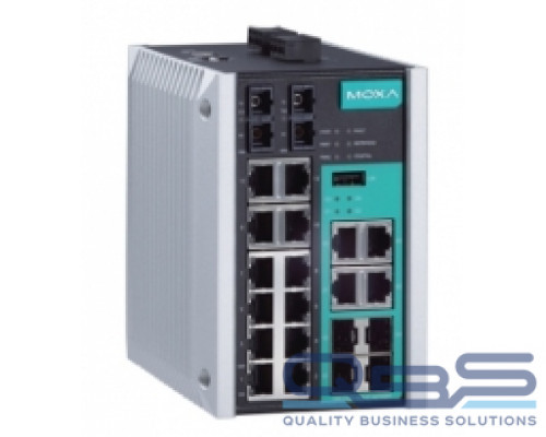 Коммутатор управляемый MOXA EDS-518E-SS-SC-4GTXSFP-T купить QBS.ru