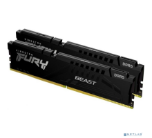 Модуль памяти Kingston DRAM 16GB 5600MT/s DDR5 CL40 DIMM (Kit of 2) FURY Beast Black EAN: 740617325935