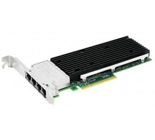 Сетевая карта LR-Link NIC PCIe 3.0 x8, 4 x 10G, Base-T, Intel XL710 chipset (FH+LP)