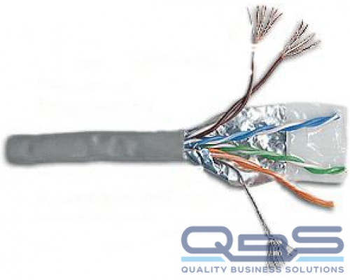 Кабель LANMASTER SSTP, 4 пары, кат. 7,  600Mhz, PVC, серый, 305 м купить QBS.ru