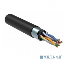 Кабели, Патч-корды ITK LC3-C5E04-329 Витая пара F/UTP кат.5E 4x2x24AWG LSZH черный (305м)