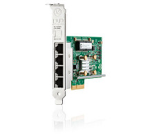 Сетевой адаптер HPE Ethernet 1Gb 4-port BASE-T BCM5719 Adapter, PCIe 2.0X4, for Gen7/8/9/10 servers