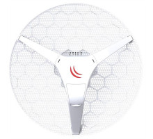 Точка доступа MikroTik LHG HP5 with 24.5dBi 5GHz antenna, Dual Chain High Power 802.11an wireless, 600MHz CPU, 64MB RAM, 1x LAN, POE, PSU, RouterOS L3