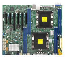 Материнская плата Supermicro Motherboard 2xCPU X11DPL-I 2nd Gen Xeon Scalable TDP 140W/ 8xDIMM/ 10xSATA/ C621 RAID 0/1/5/10/ 2xGE/ 2xPCIex16, 3xPCIex8, 1xPCIex4(8)/ M.2(PCIe)(ATX)Bulk