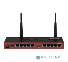 Сетевое оборудование MikroTik RB2011UiAS-2HnD-IN Беспроводной маршрутизатор  2.4 ГГц, 802.11b/g/n, MIMO 2x2, 5х Gigabit Ethernet, 5x Ethernet, 1x SFP