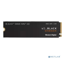 накопитель WD SSD Black SN850X, 1.0TB, M.2(22x80mm), NVMe, PCIe 4.0 x4, WDS100T2X0E