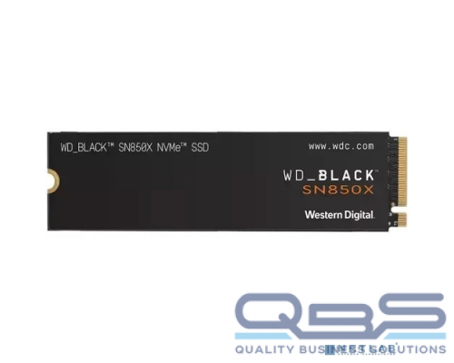 накопитель WD SSD Black SN850X, 1.0TB, M.2(22x80mm), NVMe, PCIe 4.0 x4, WDS100T2X0E купить QBS.ru