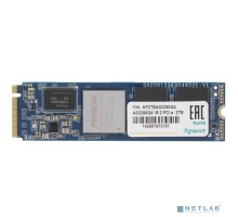 накопитель M.2 2280 2TB Apacer AS2280Q4 Client SSD AP2TBAS2280Q4-1 PCIe Gen4x4 with NVMe, 5000/4400, IOPS 750K, MTBF 1.5M, 3D TLC, 3600TBW, 1.8DWPD, Kit Heatsink and mount, NVMe 1.3, RTL