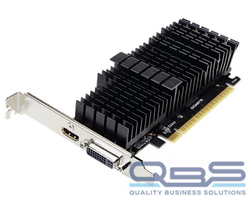 Видеокарта GIGABYTE GT710 2GB Silent LP//GT710, HDMI, DVI, 2G,D5 купить QBS.ru