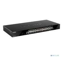 Сетевое оборудование D-Link DGS-1520-28/A1A Управляемый L3 стекируемый коммутатор с 24 портами 10/100/1000Base-T, 2 портами 10GBase-T и 2 портами 10GBase-X SFP+