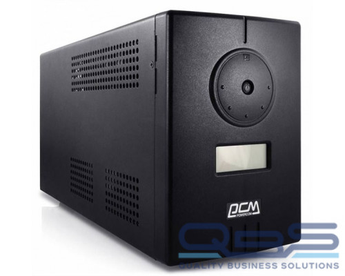 Источник бесперебойного питания Powercom Infinity, Line-Interactive, 800VA/480W, Tower, 2xSchuko, LCD, USB (314809) купить QBS.ru