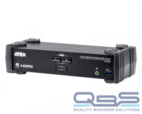 Квм перевключатель ATEN 2-Port USB 3.0 4K HDMI KVMP™ Switch купить QBS.ru