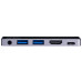 Док станция ATEN USB-C Travel Dock with Power Pass-Through купить QBS.ru