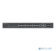 Сетевое оборудование ZYXEL GS1920-24V2-EU0101F Гибридный Smart коммутатор NebulaFlex GS1920-24v2, 24xGE, 4xCombo (SFP/RJ-45), бесшумный, автономное/облачное управление