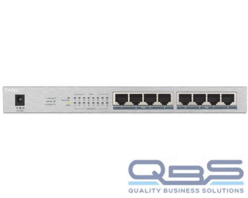 Коммутатор PoE ZYXEL GS1008HP купить QBS.ru