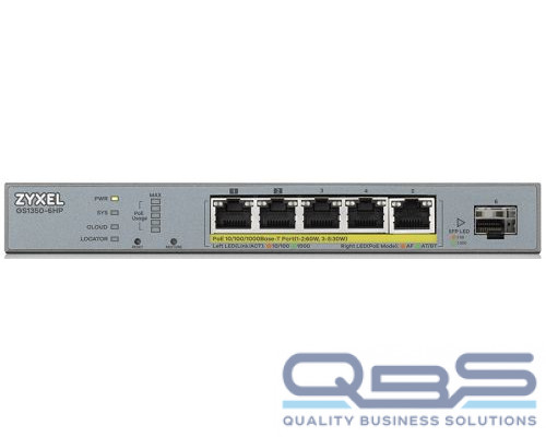 Коммутатор PoE ZYXEL GS1350-6HP купить QBS.ru