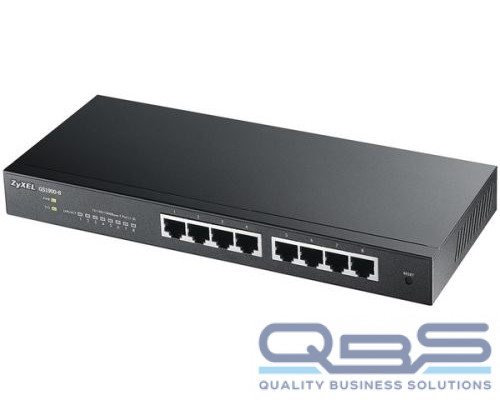 Коммутатор управляемый ZYXEL GS1900-8-EU0101F купить QBS.ru