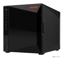 Дисковый массив Asustor AS5304T 4-Bay NAS/Media player/Intel Celeron J4105 1.5GHz, up to 2.5 GHz(Quad-Core), 4GB SO-DIMM DDR4, noHDD(HDD,SSD),/2x2,5GbE(LAN)/3xUSB3.2,HDMI