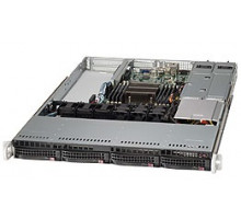 Корпус серверный 1U Supermicro CSE-815TQ-R700WB   Black 1U SC815 WIO W/Redundant 700W