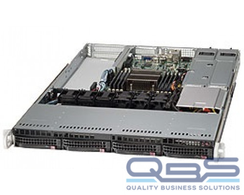 Корпус серверный 1U Supermicro CSE-815TQ-R700WB   Black 1U SC815 WIO W/Redundant 700W купить QBS.ru