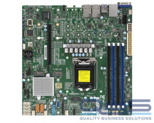 Материнская плата mATX Supermicro MBD-X11SCM-F-O купить QBS.ru