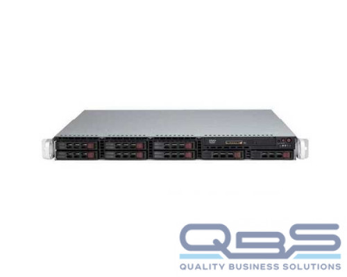 Корпус серверный 1U Supermicro CSE-113MFAC2-R804CB (8*2.5 HS SAS/SATA drive bays, 2*800W) купить QBS.ru