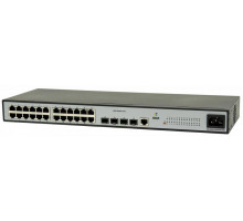  Управляемый коммутатор уровня 2, 24 порта 10/100/1000Base-T и 4 порта 100/1000BASE-X (SFP)