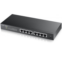  Smart L2 коммутатор Zyxel GS1900-8, 8xGE, настольный, бесшумный