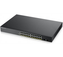  Smart L2 коммутатор PoE+ Zyxel GS1900-24HPv2, rack 19