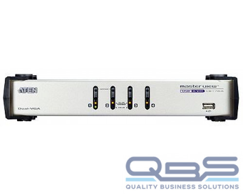 Переключатель электронный ATEN 4-Port USB VGA Dual Display/Audio KVMP™ Switch купить QBS.ru