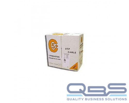 Кабель LANMASTER UTP, 4 пары, кат. 5Е,  350Mhz, LSZH, желтый, 305 м купить QBS.ru