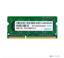 Модуль памяти Apacer DDR3 SODIMM 4GB DS.04G2K.KAM PC3-12800, 1600MHz