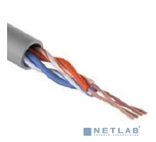 Кабель REXANT (01-0067) Кабель  U/UTP, категория 6, ZH нг(А)-HF, 4PR, 23AWG, внутренний, серый, 305 м