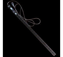  Вертикальный блок розеток, 20xC19, 250V, 16A, A/V-метр, шнур 3 метра, вилка C20
