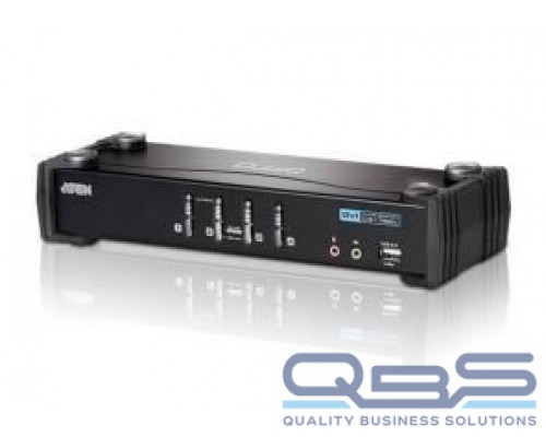 Переключатель электронный ATEN 4-Port USB DVI/Audio KVMP™ Switch купить QBS.ru