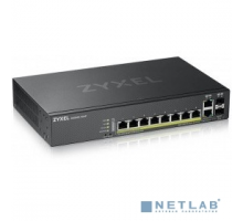 Сетевое оборудование ZYXEL GS2220-10HP-EU0101F NebulaFlex Pro Коммутатор 10G 8PoE+ 180W управляемый
