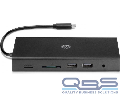 Адаптер HP Travel USB-C Multi Port Hub EURO cons купить QBS.ru