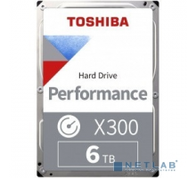 Жесткий диск 6TB Toshiba X300 (HDWR460UZSVA) {SATA 6.0Gb/s, 7200 rpm, 256Mb buffer, 3.5