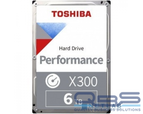 Жесткий диск 6TB Toshiba X300 (HDWR460UZSVA) {SATA 6.0Gb/s, 7200 rpm, 256Mb buffer, 3.5} купить QBS.ru